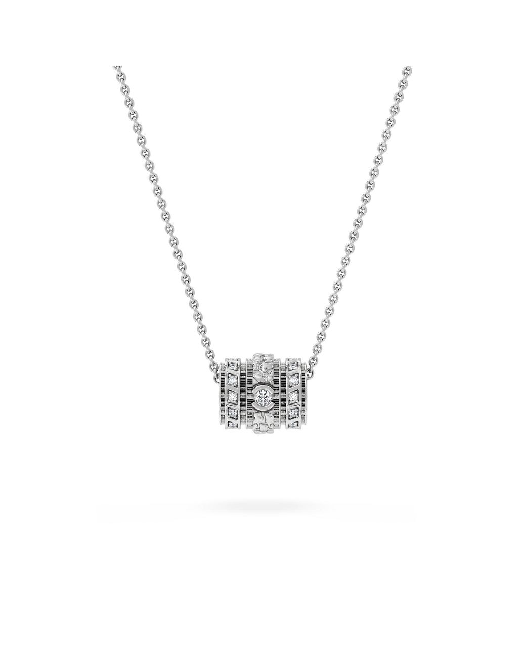 The Diamond Store Metallic Bond 0.14Ct Lab Diamond Necklace