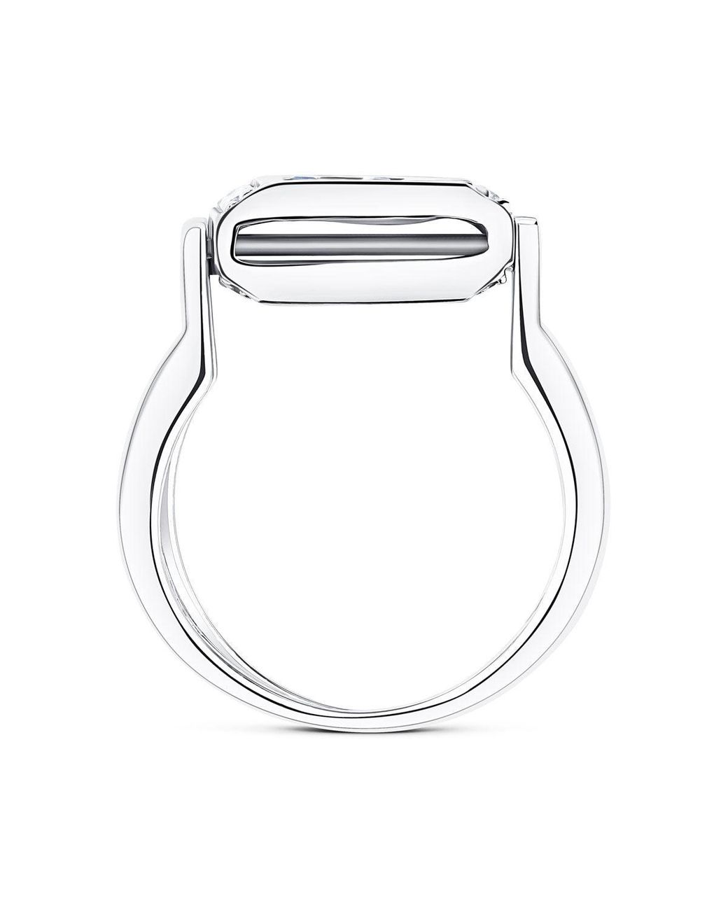 The Diamond Store Blue 9K Diamond And Sapphire Reversable Ring