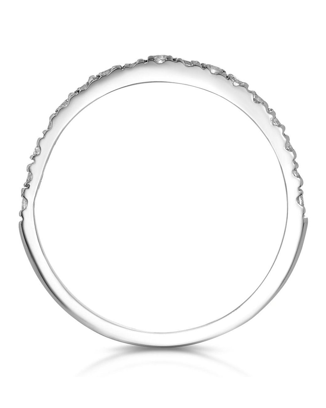 The Diamond Store Metallic Matching Wedding Band 0.27Ct H/Si Diamond