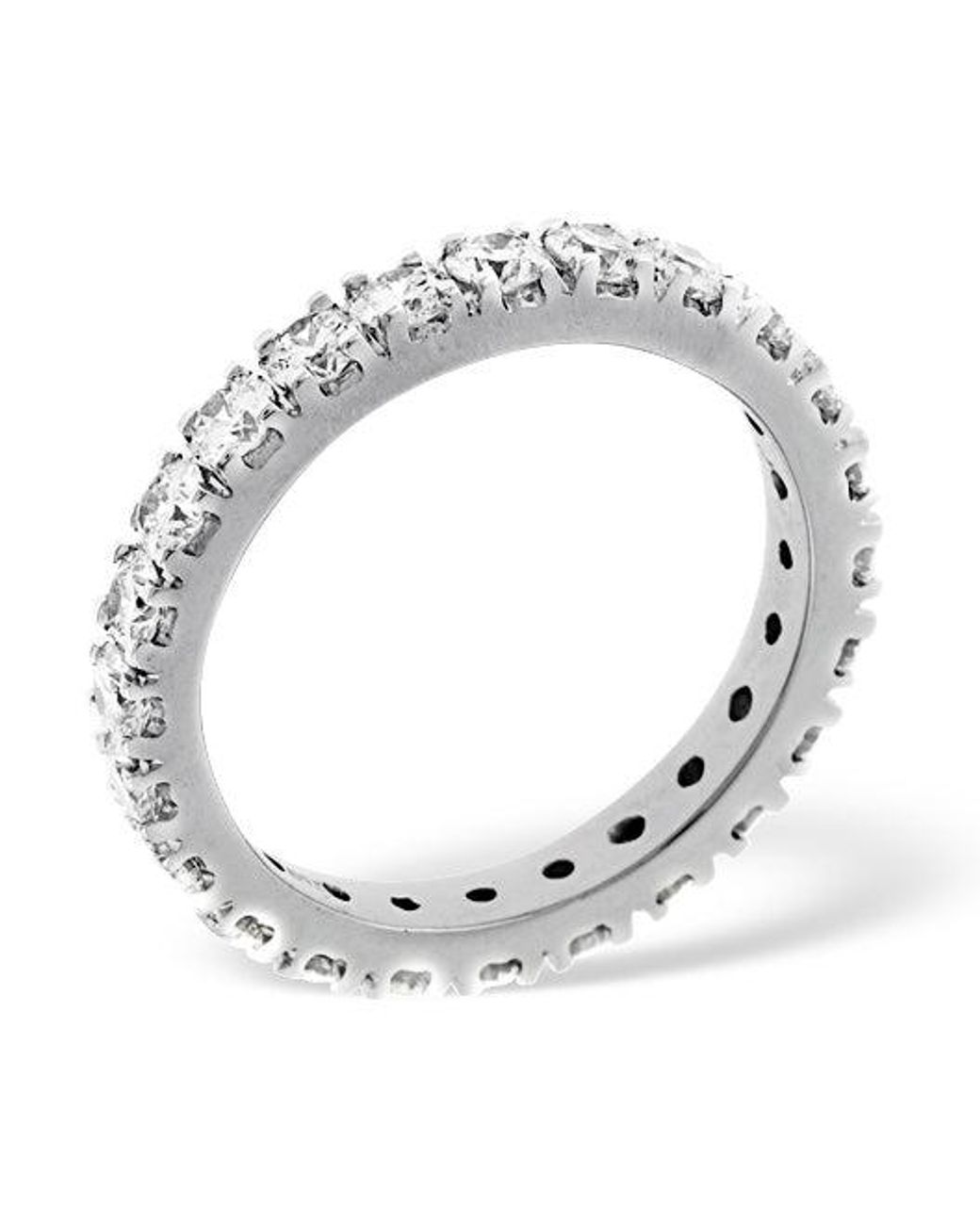 The Diamond Store Metallic Eternity Ring Poppy Diamond 2.00Ct H/Si