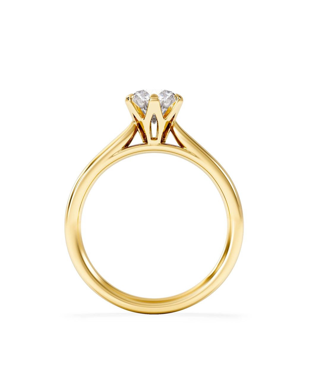 The Diamond Store Metallic 1 Carat Diamond Engagement Ring High Set Chloe Lab Fvs1 18K