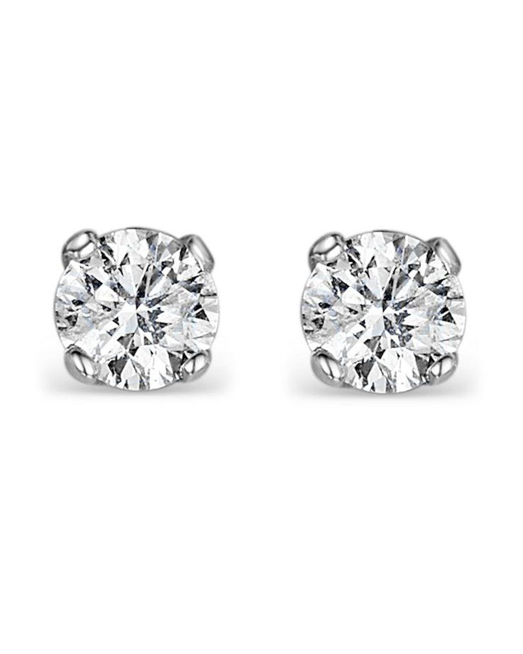 The Diamond Store Metallic Diamond Earrings 1.00Ct Studs G/Vs Quality