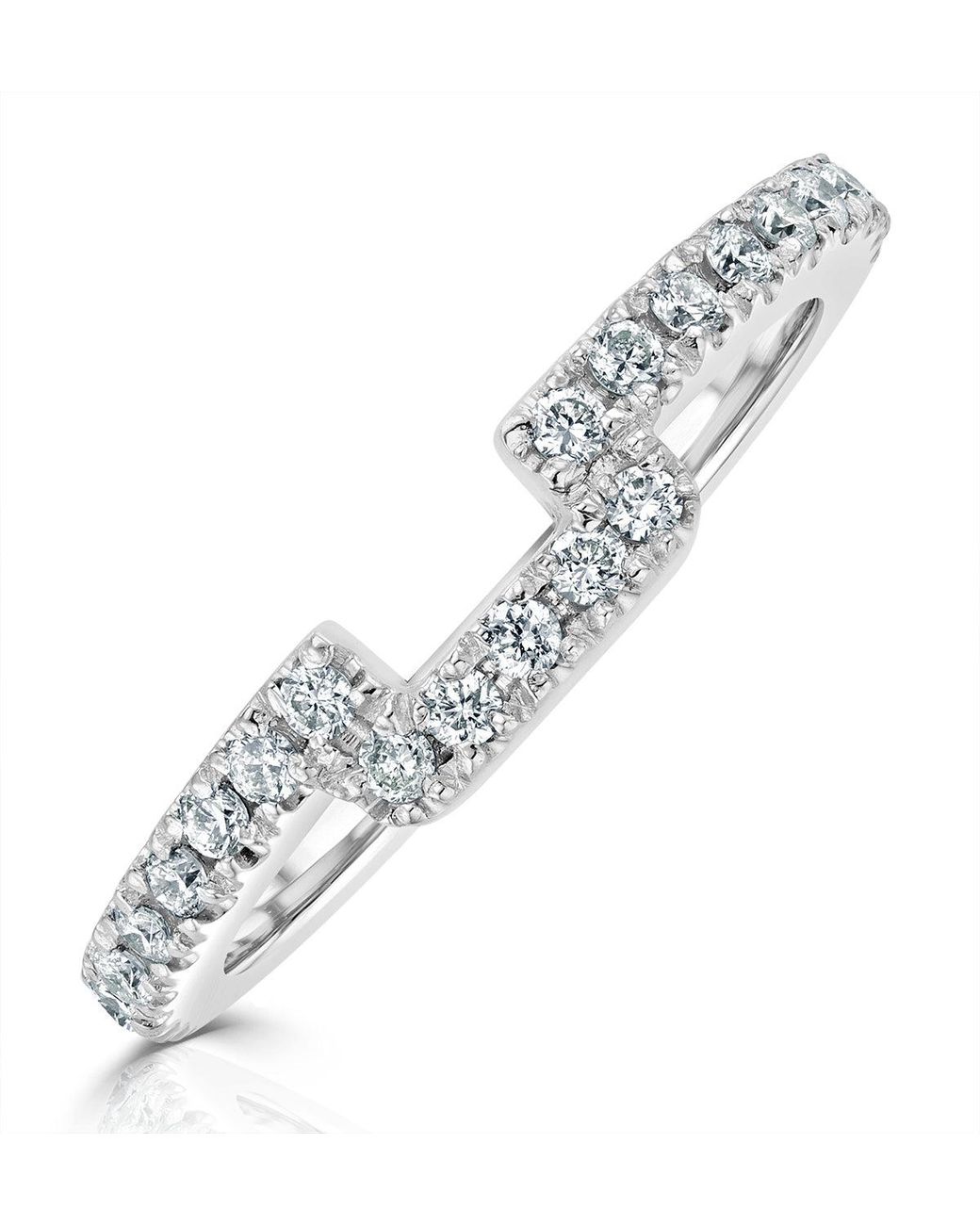 The Diamond Store Metallic Annabelle Matching Wedding Band 0.30Ct G/Si Diamond