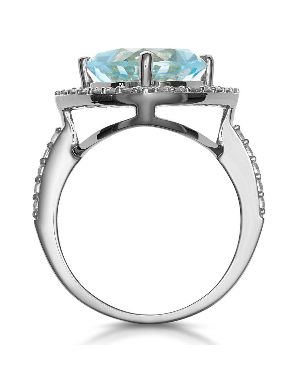 The Diamond Store Metallic 5.40Ct Topaz And Diamond Asteria Statement Ring