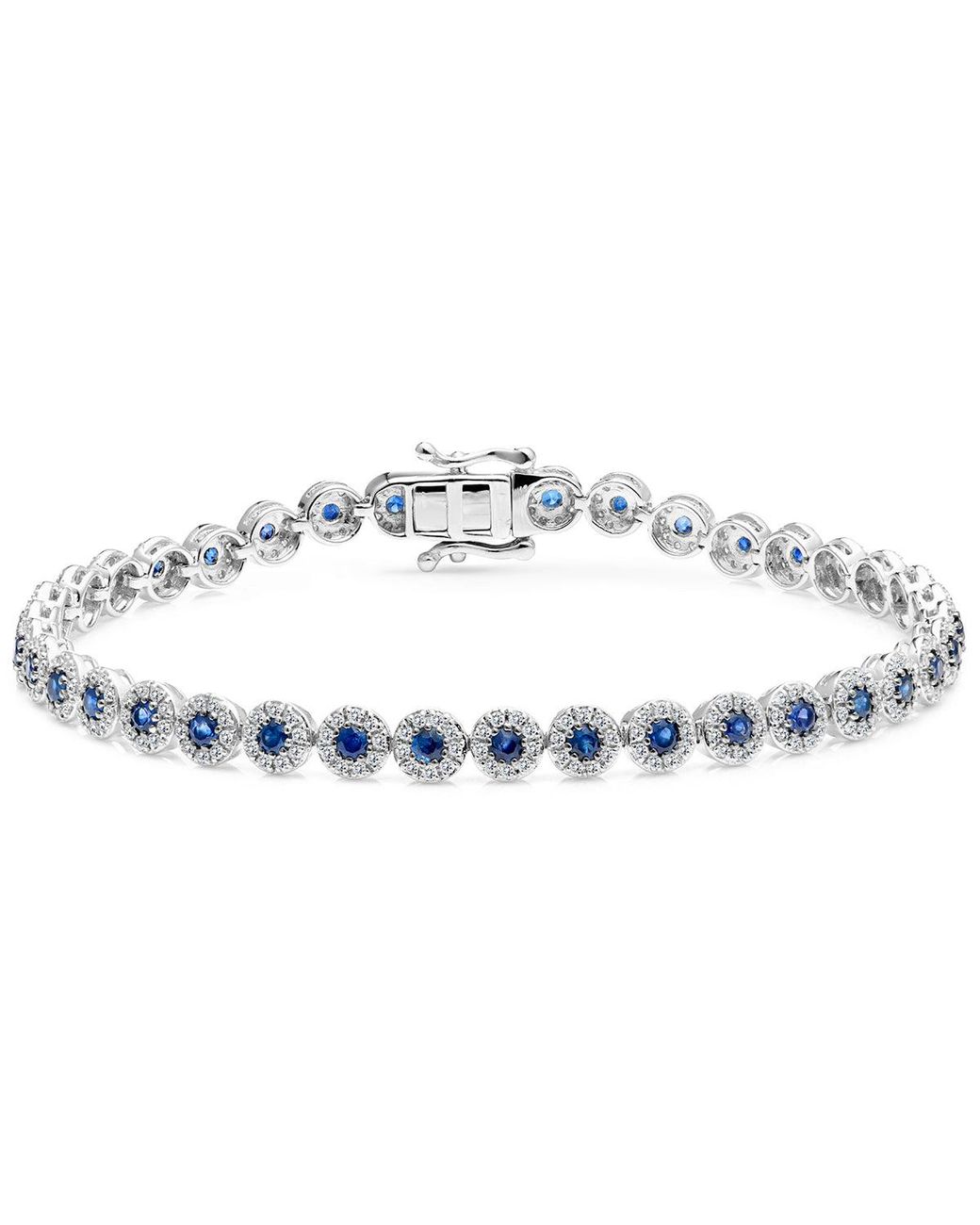 The Diamond Store Metallic 1.62Ct Sapphire And 1Ct Diamond Stellato Bracelet