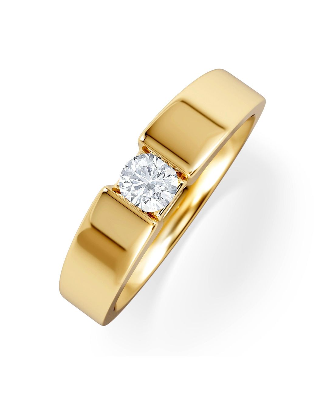 The Diamond Store Metallic Certified Jessica 18K Diamond Engagement Ring 0.25Ct