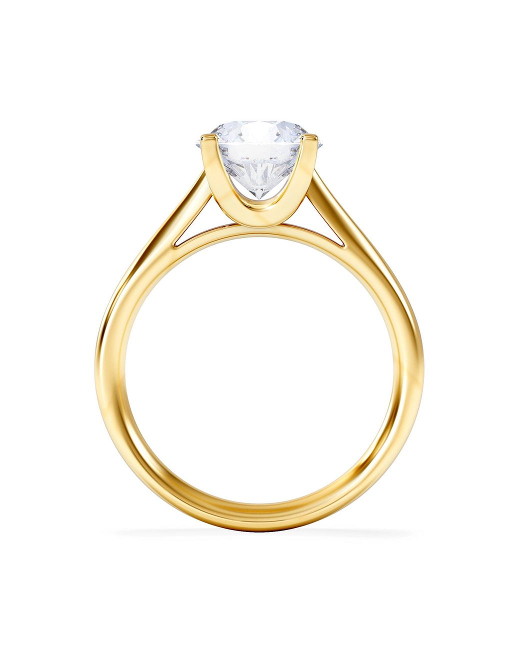The Diamond Store Metallic 2 Carat Diamond Engagement Ring Grace Lab F/Vs1 Igi Certified 18K