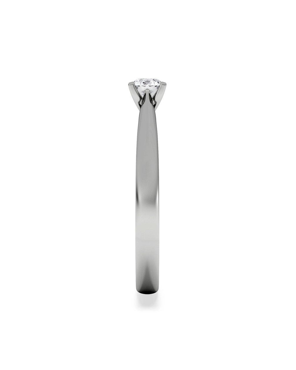 The Diamond Store White Certified Grace 18K Diamond Engagement Ring 0.25Ct