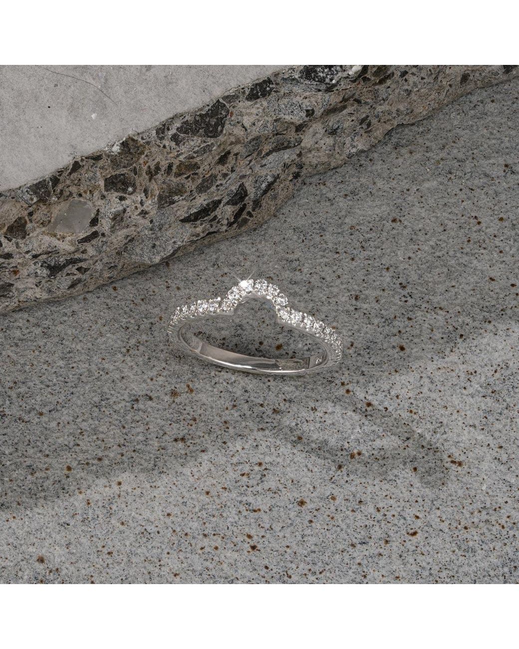 The Diamond Store Metallic Diana Matching Wedding Band 0.40 Ct G/Si Diamond