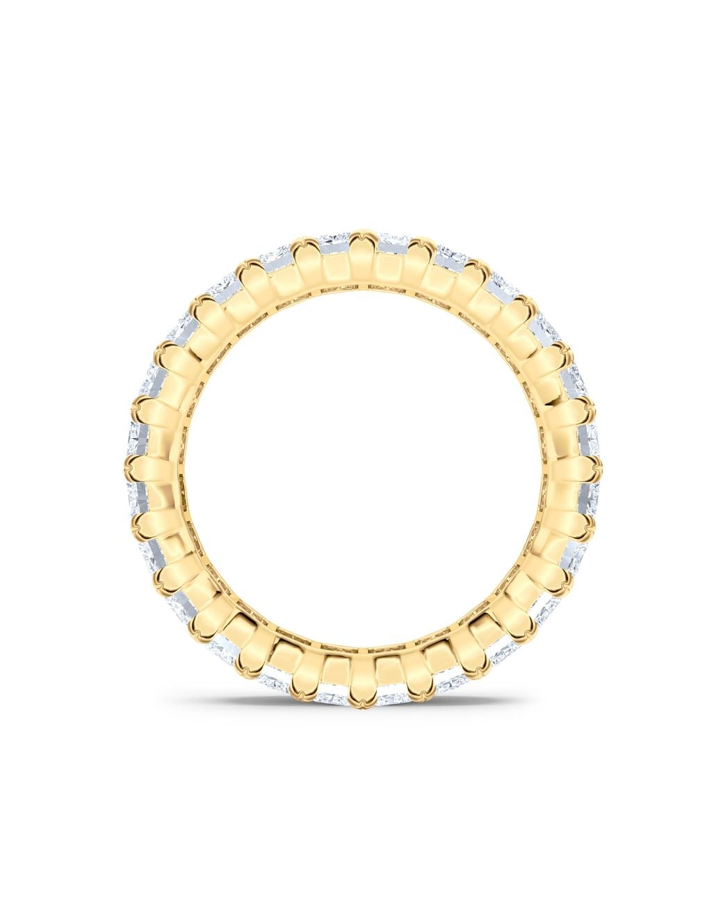 The Diamond Store Blue Sempre Radiant Cut 3.00Ct Lab Diamond Eternity Ring
