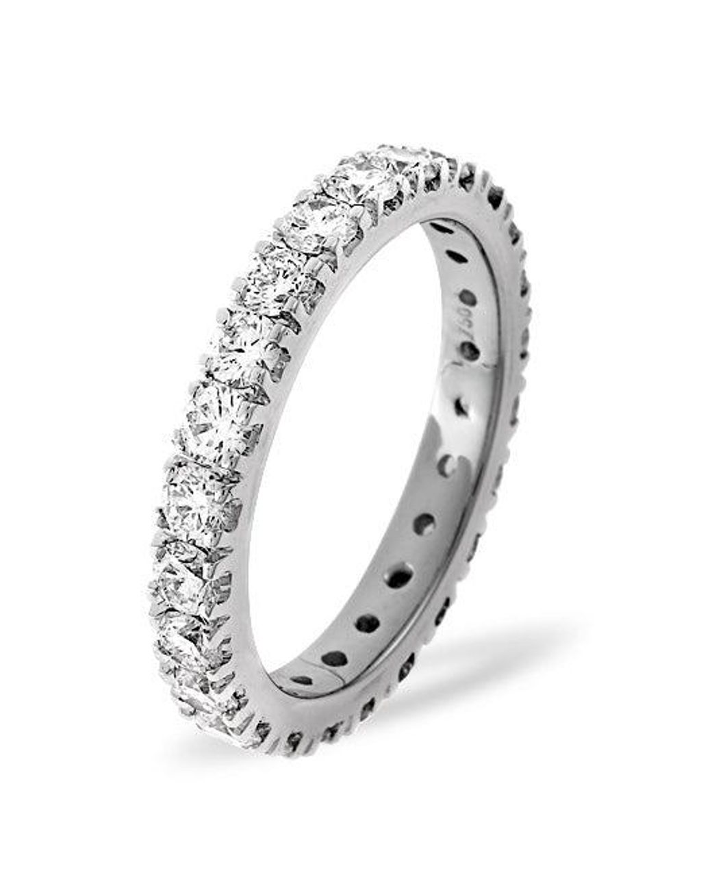 The Diamond Store Metallic Eternity Ring Poppy Diamond 2.00Ct H/Si