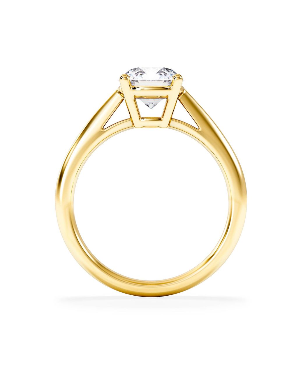The Diamond Store Metallic 1.50Ct Diamond Engagement Ring Elysia Lab F/Vs1 Igi Certified 18K
