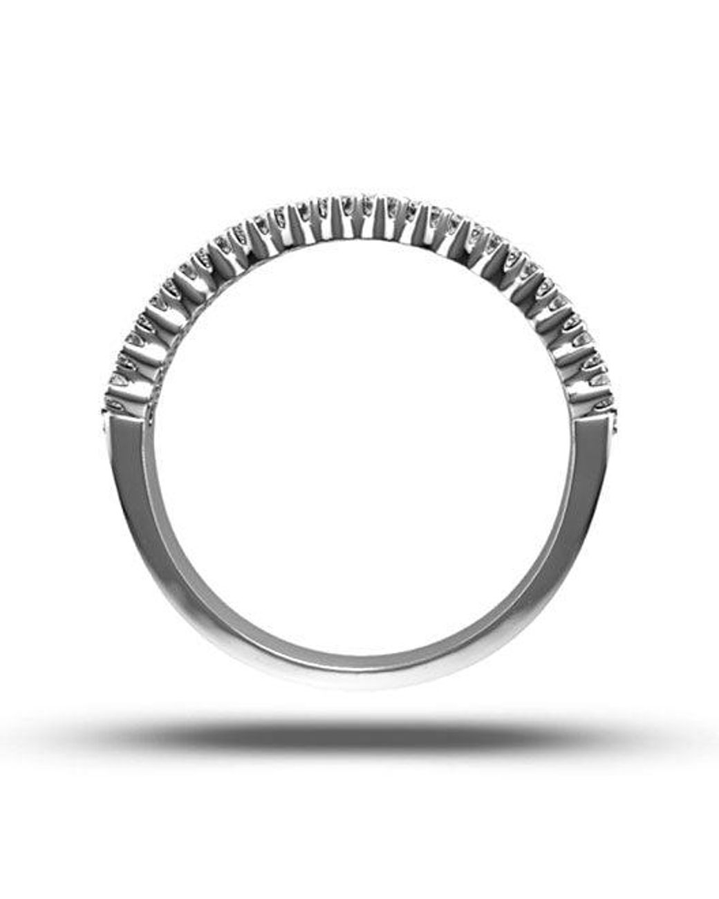 The Diamond Store Metallic Jasmine 18K Diamond Eternity Ring 0.50Ct H/Si
