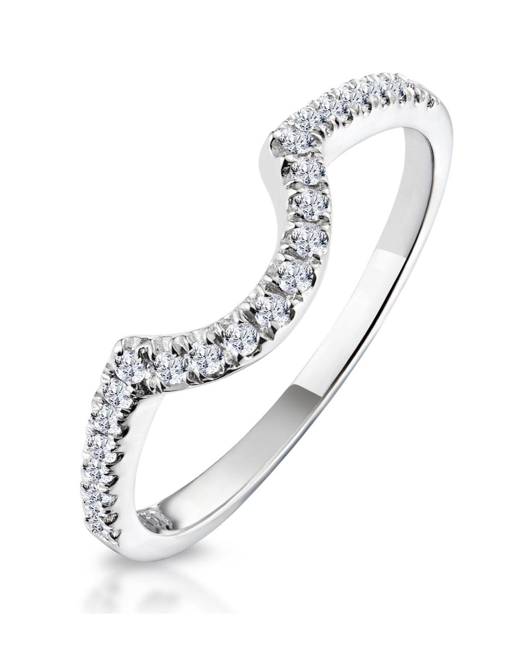 The Diamond Store Metallic Ella Matching Wedding Band 0.30Ct G/Si Diamond