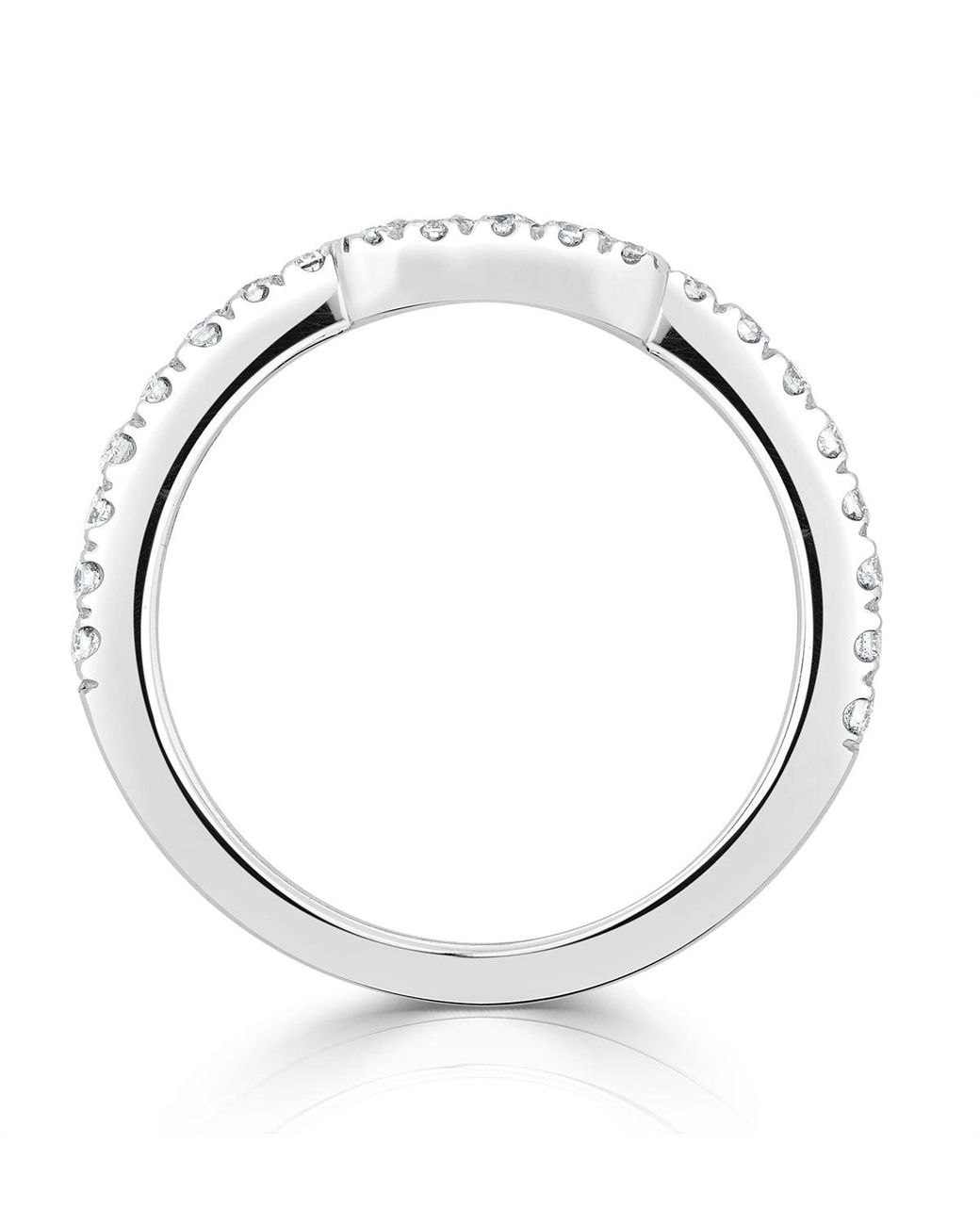 The Diamond Store Metallic Annabelle Matching Wedding Band 0.30Ct G/Si Diamond