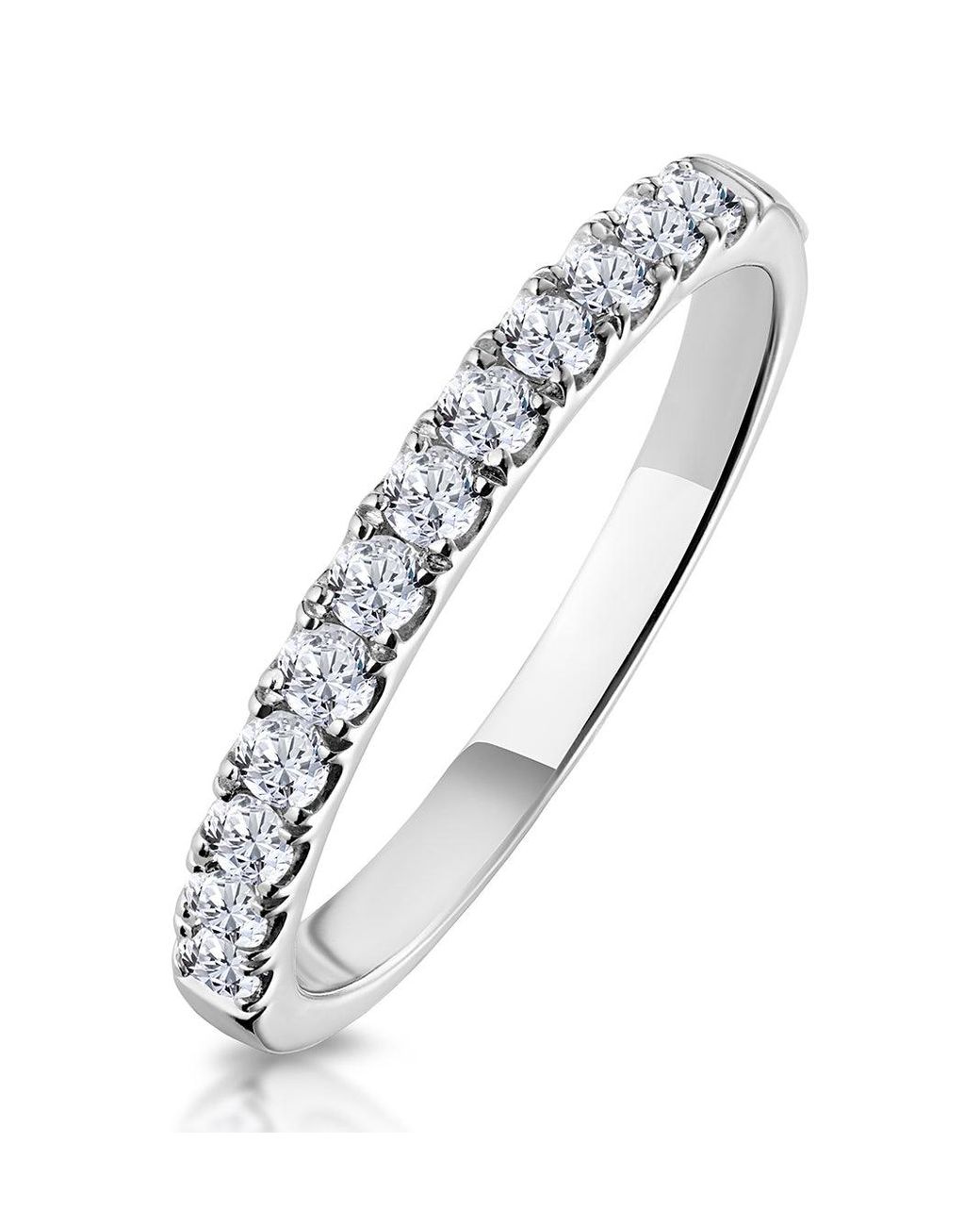The Diamond Store Metallic Adelle Matching Wedding Band 0.35Ct H/Si Diamond