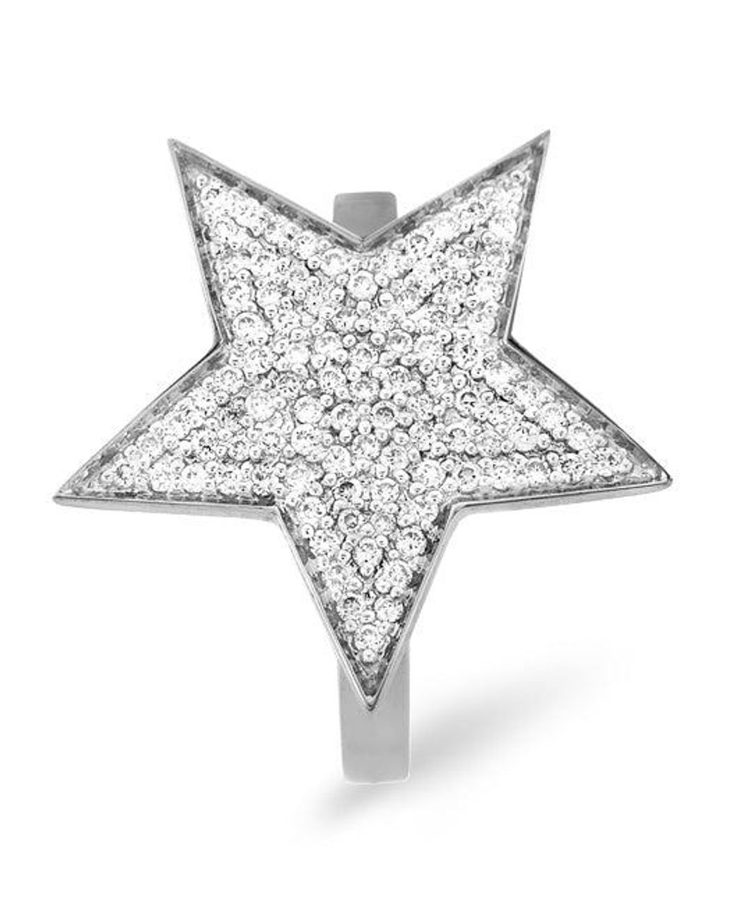 The Diamond Store Metallic 18K Diamond Ring 0.40Ct H/Si