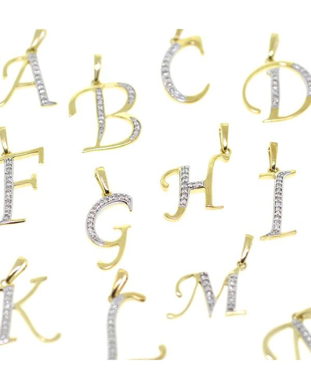 The Diamond Store Metallic Initial 'S' 0.05Ct Lab Diamond Pendant Necklace