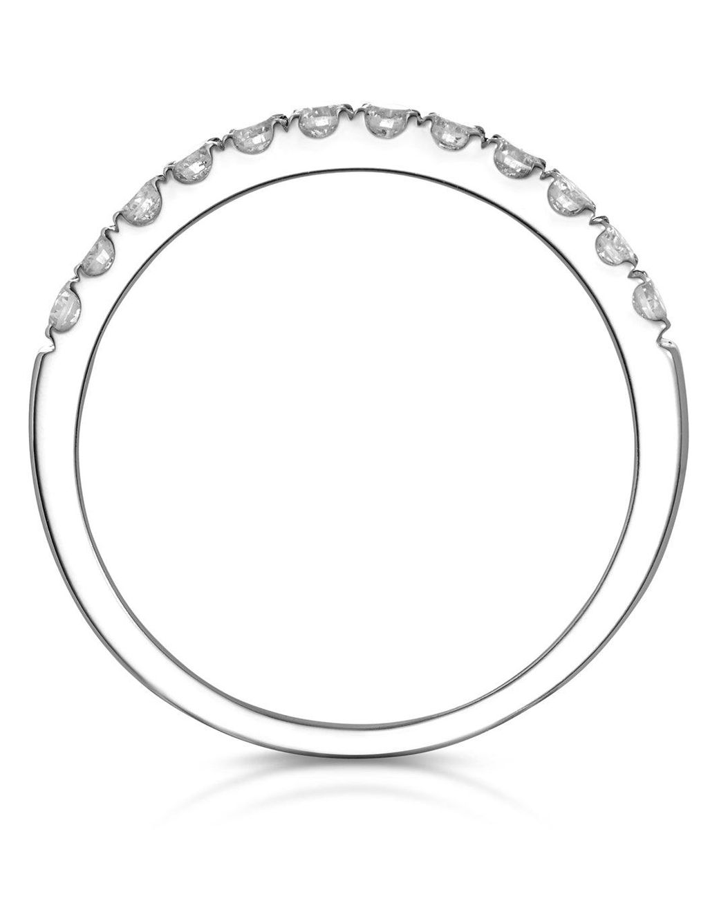 The Diamond Store Metallic Adelle Matching Wedding Band 0.35Ct H/Si Diamond