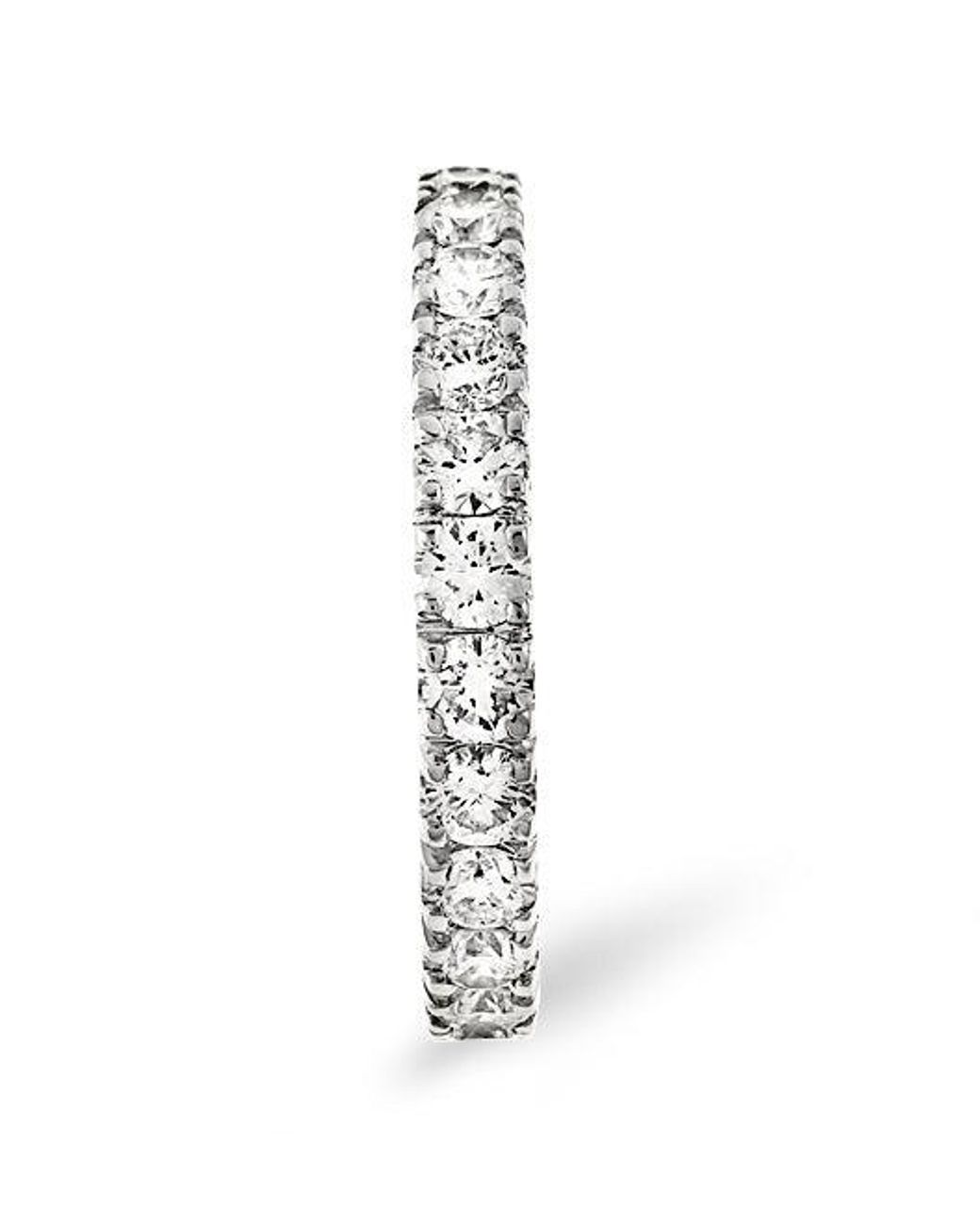 The Diamond Store Metallic Eternity Ring Poppy Diamond 2.00Ct H/Si