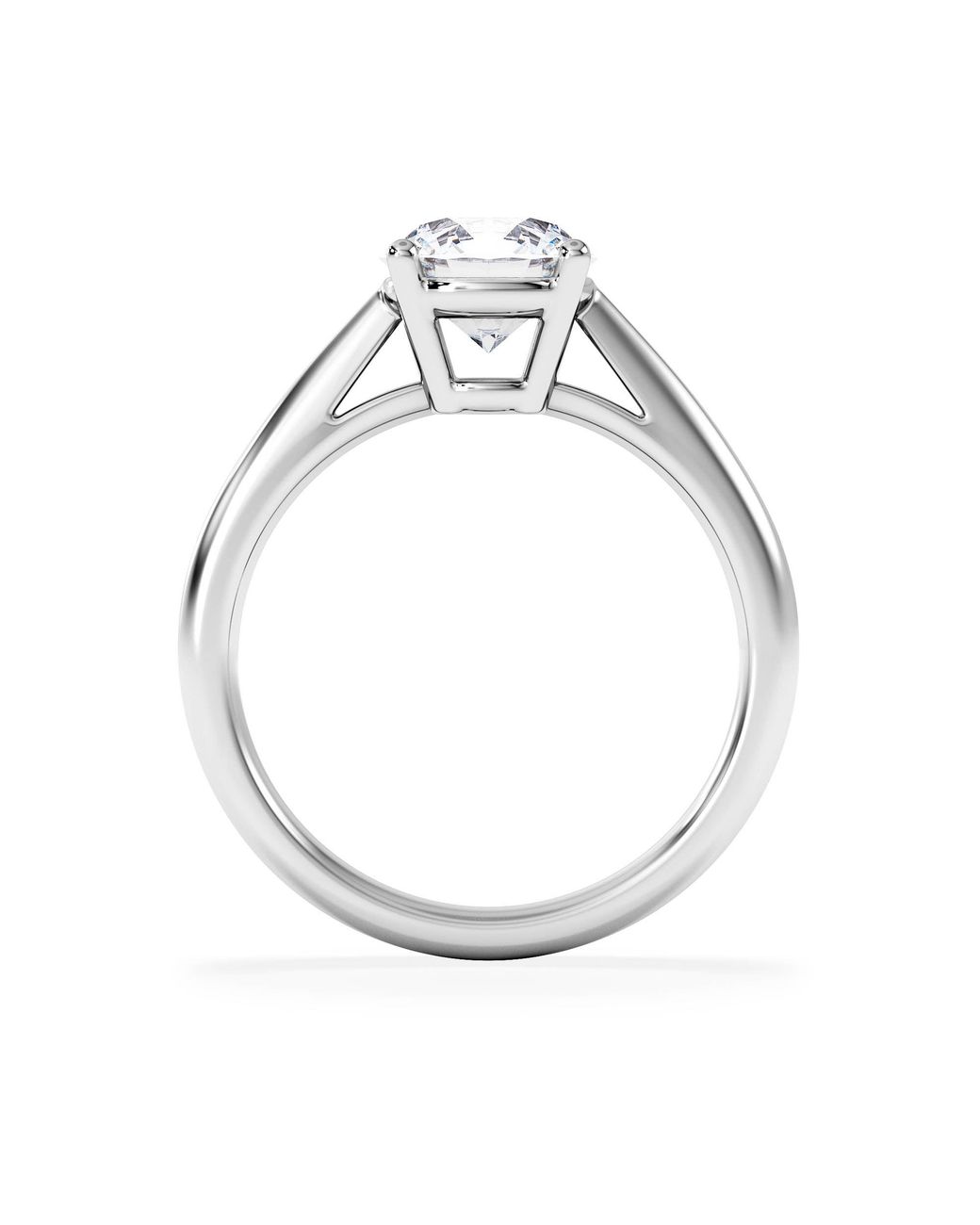 The Diamond Store White 1.50Ct Diamond Engagement Ring Elysia Lab F/Vs1 18K