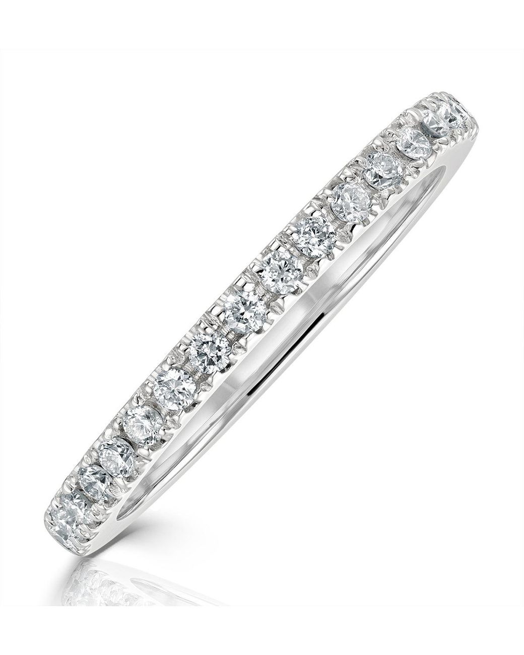 The Diamond Store Metallic Beatrice Matching Wedding Band 0.30Ct G/Si Diamond