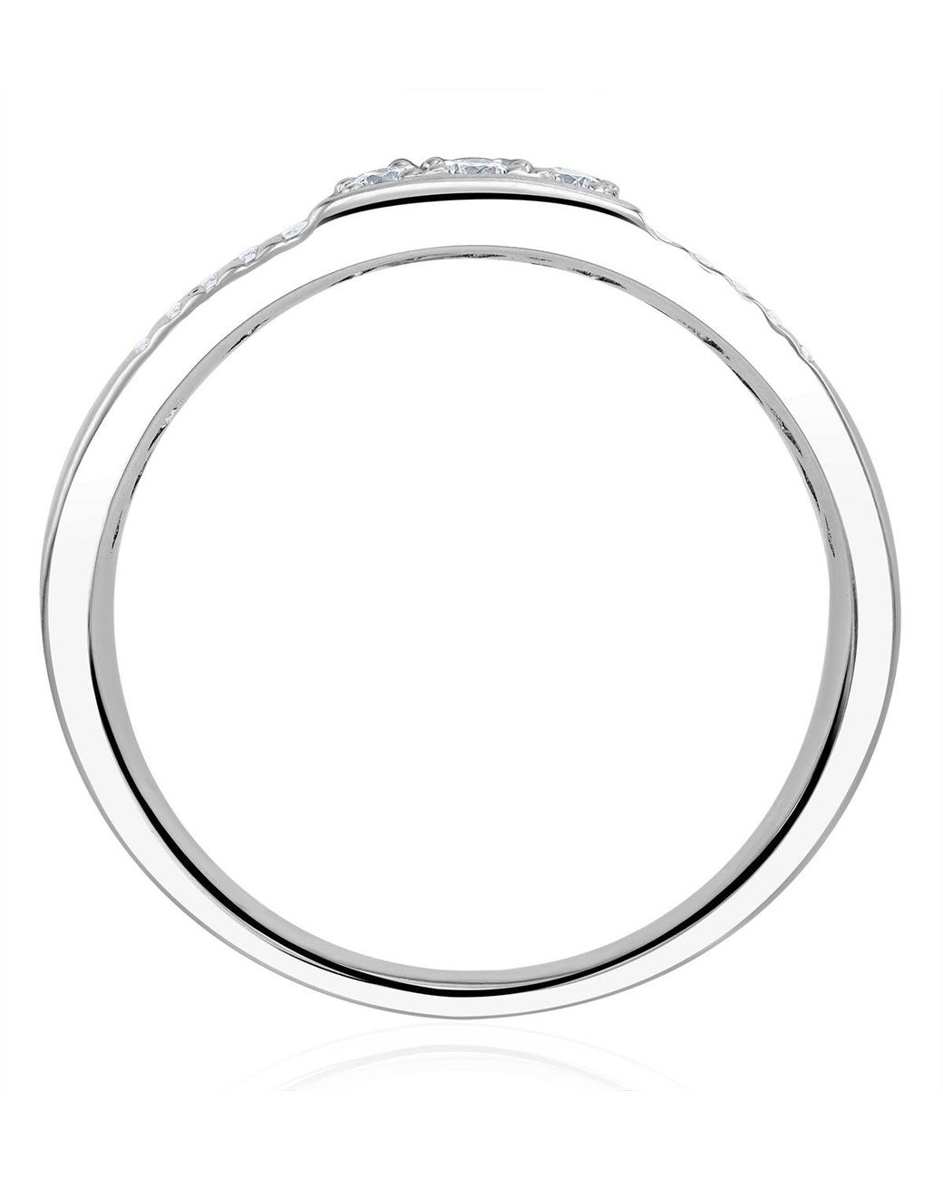 The Diamond Store Metallic Lab Diamond Signet Ring 0.50Ct H/Si for men