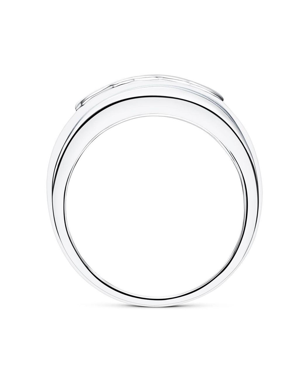 The Diamond Store Metallic 18K Chunky Ladies Diamond Ring