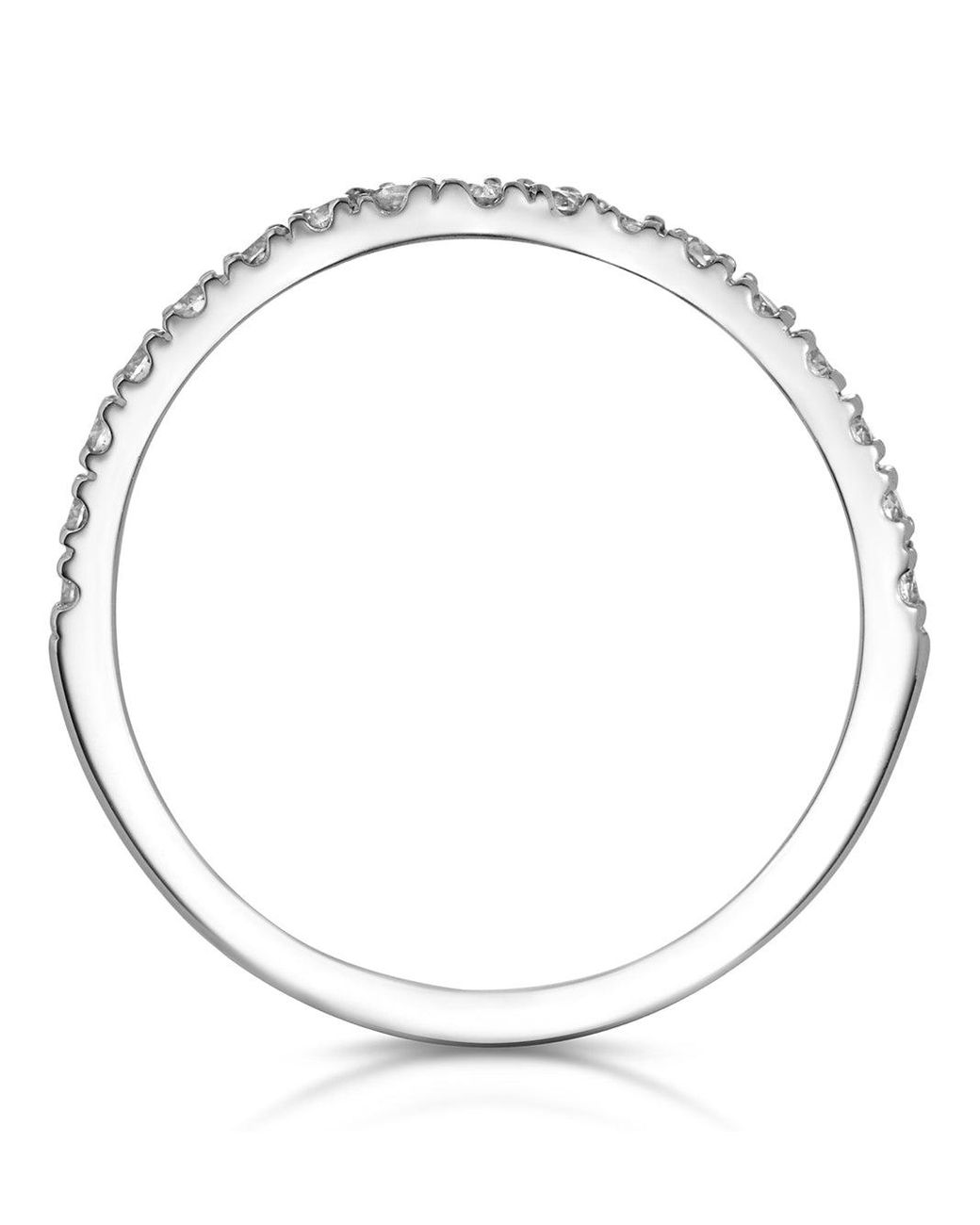 The Diamond Store Metallic Lily Matching Wedding Band 0.30Ct H/Si Diamond