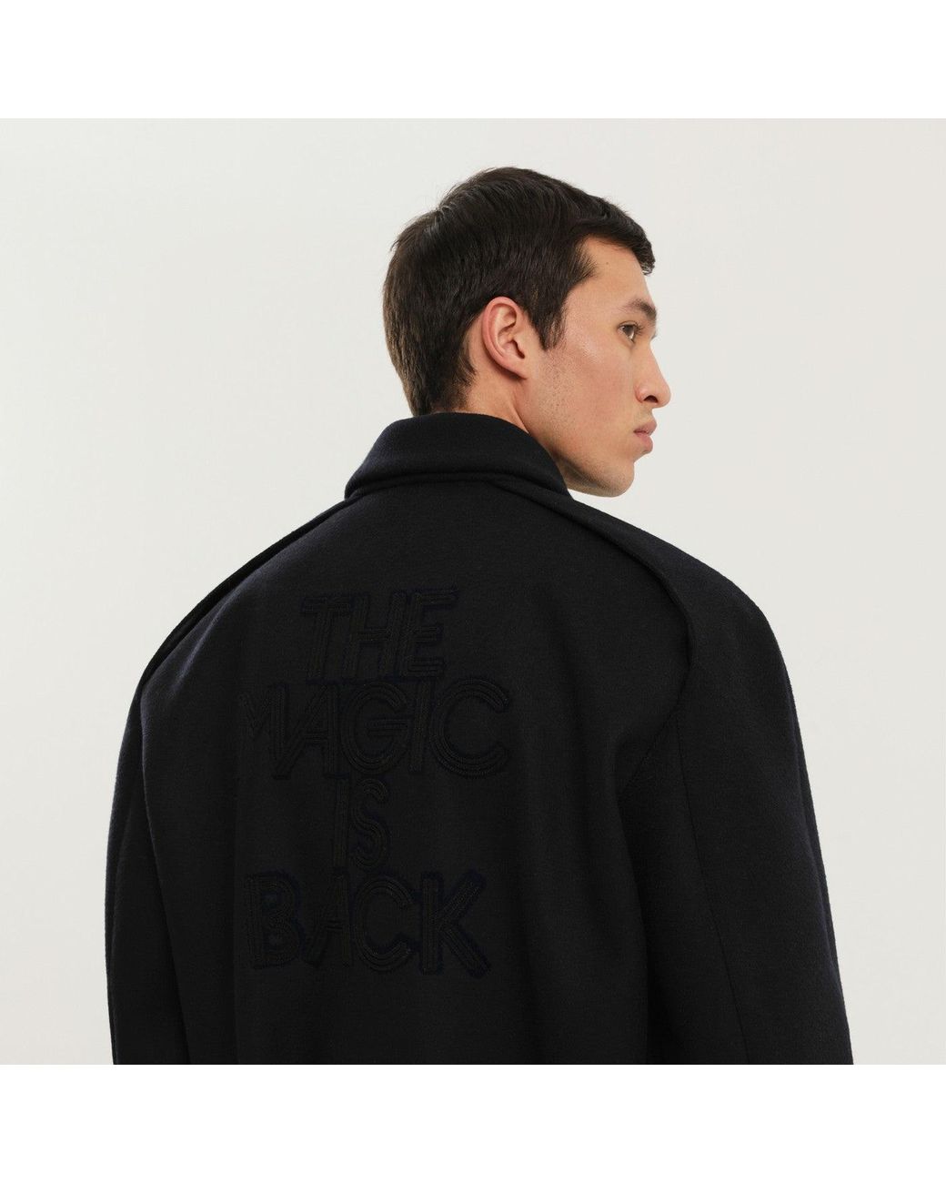1989 STUDIO Black Magic Bomber for men