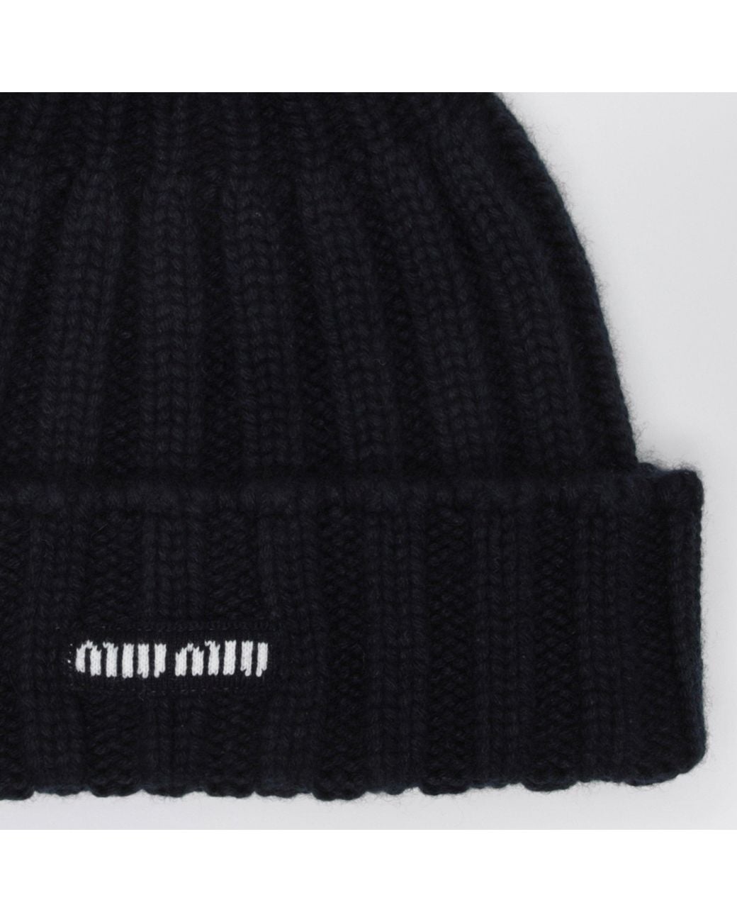 Miu Miu Blue Amaranth Beanie