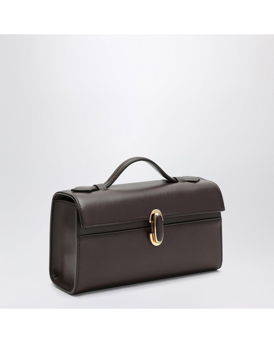 SAVETTE Brown Small Symmetry Pochette Handbag