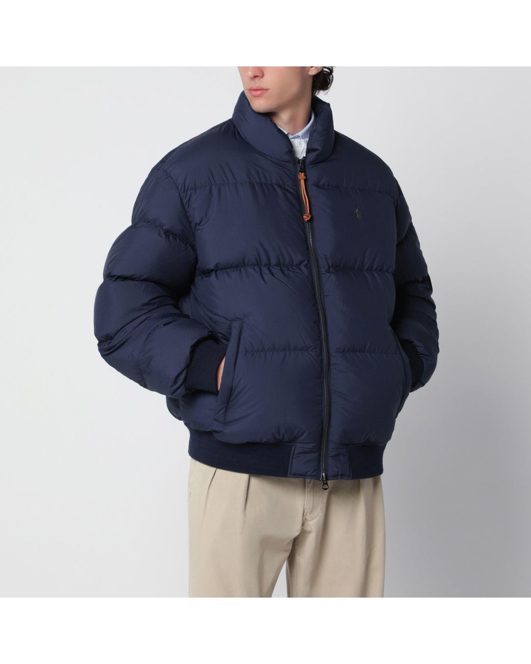 Polo Ralph Lauren Blue Wyoming Ripstop Down Jacket for men