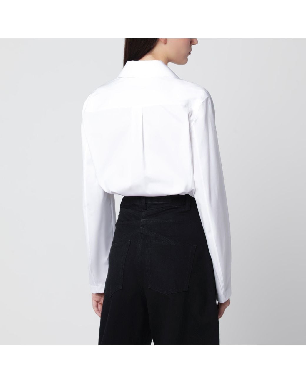 Alaïa White Cotton Poplin Shirt