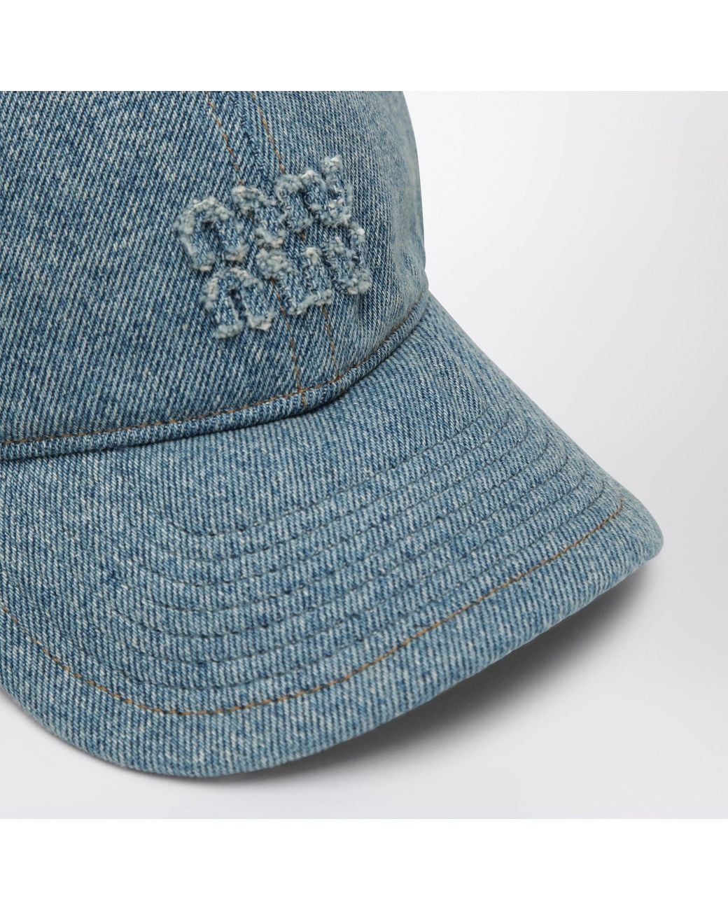 Miu Miu Blue Denim Cap