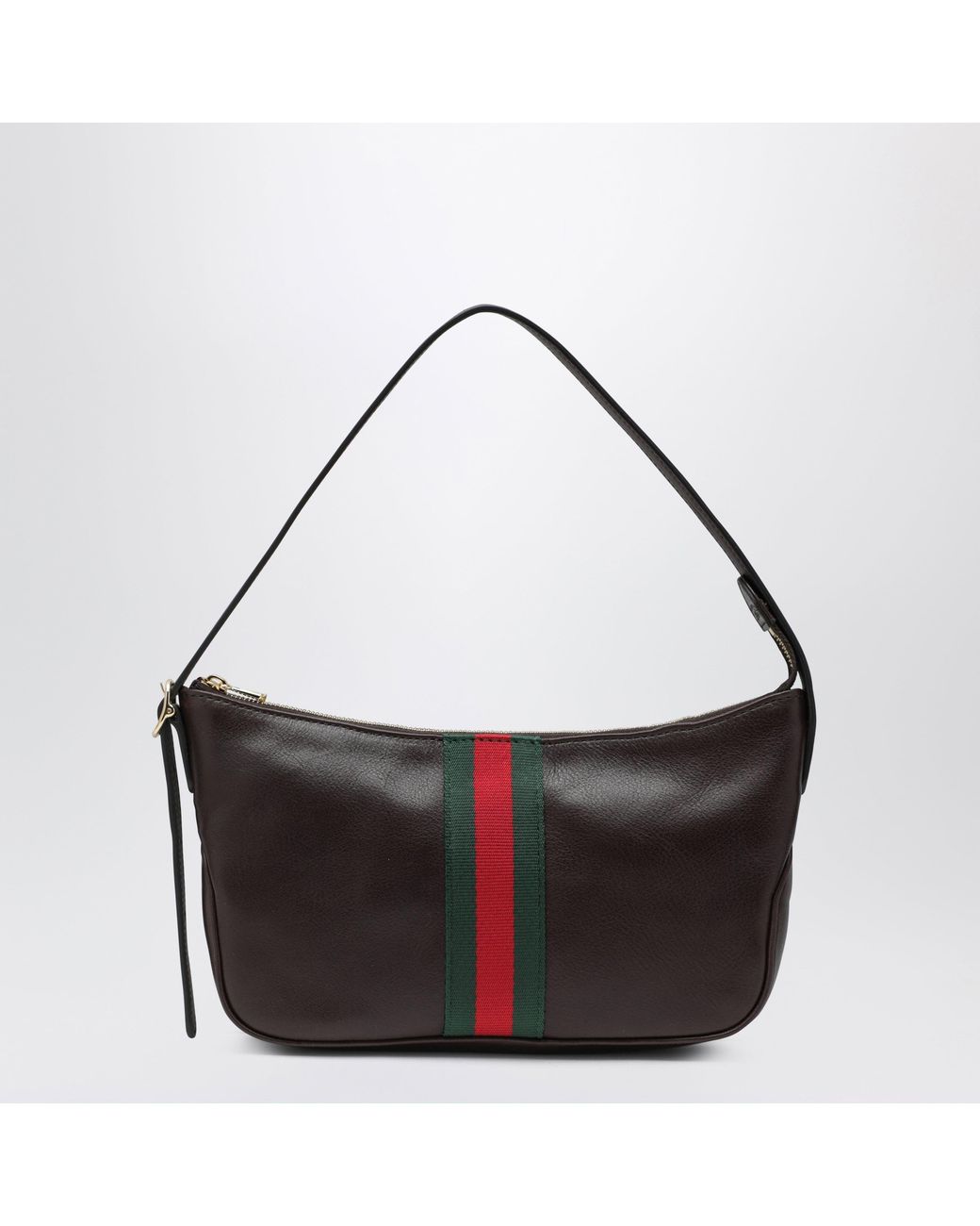Gucci Black Small Lunetta Leather Bag for men