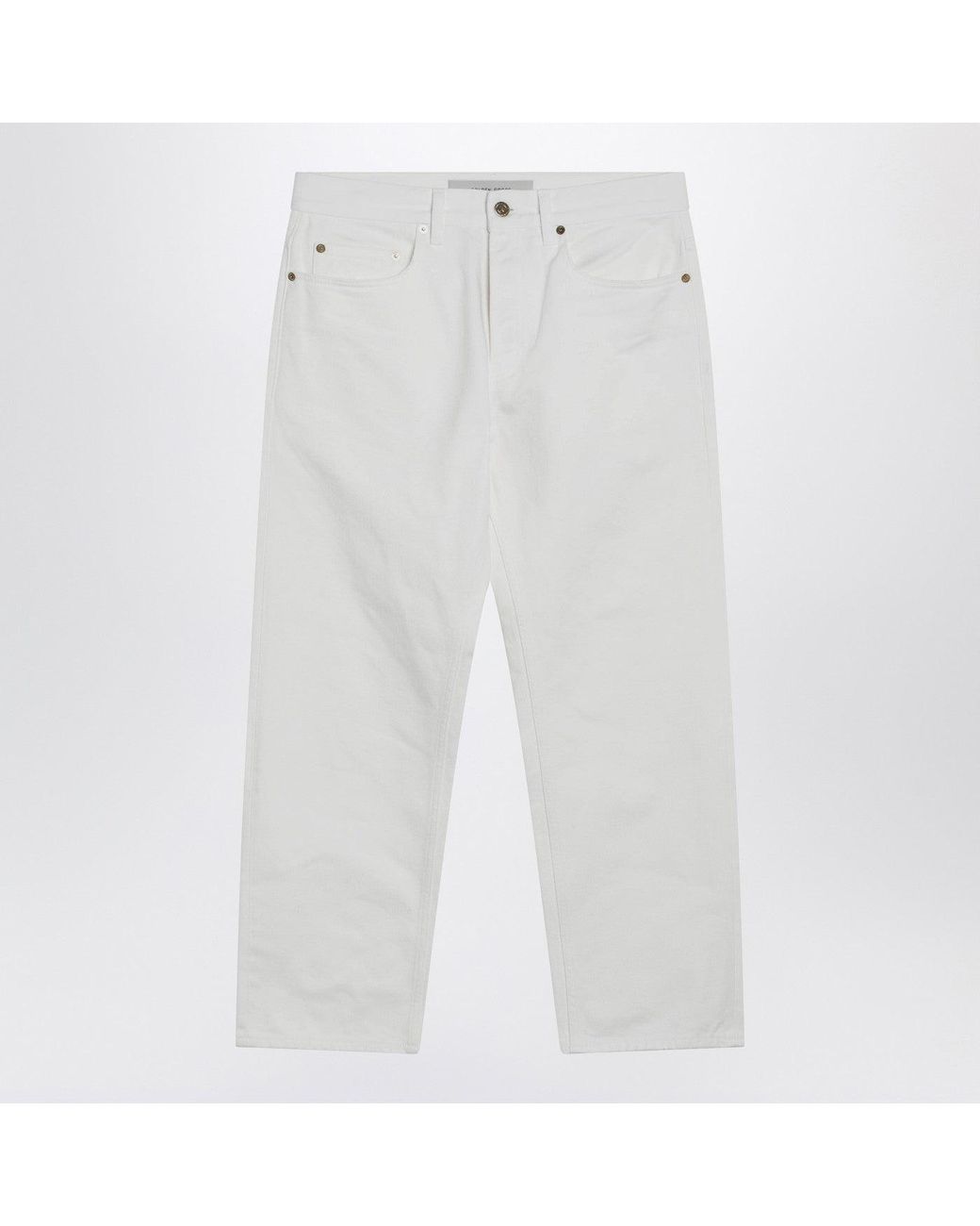 Golden Goose Deluxe Brand White Cotton Trousers for men