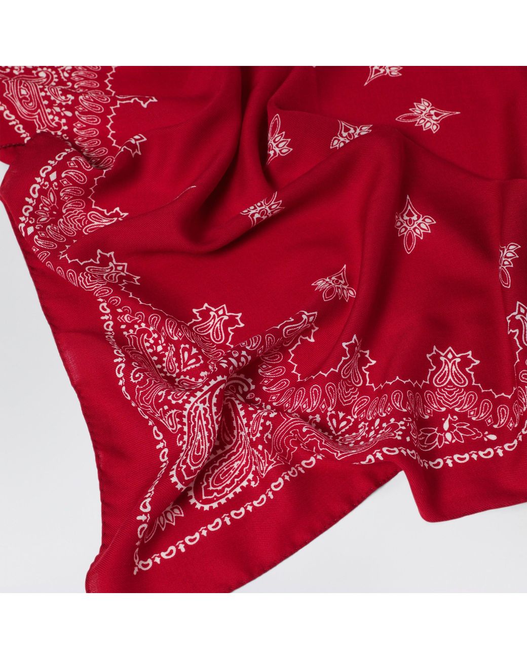Destin Red Judy Bandana Scarf