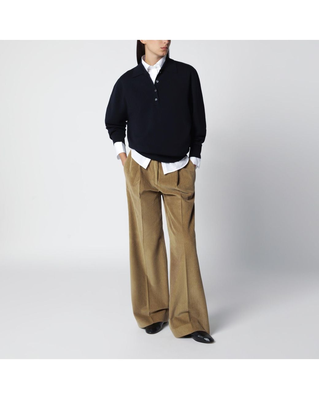 Rohe Brown Ted Corduroy Trousers