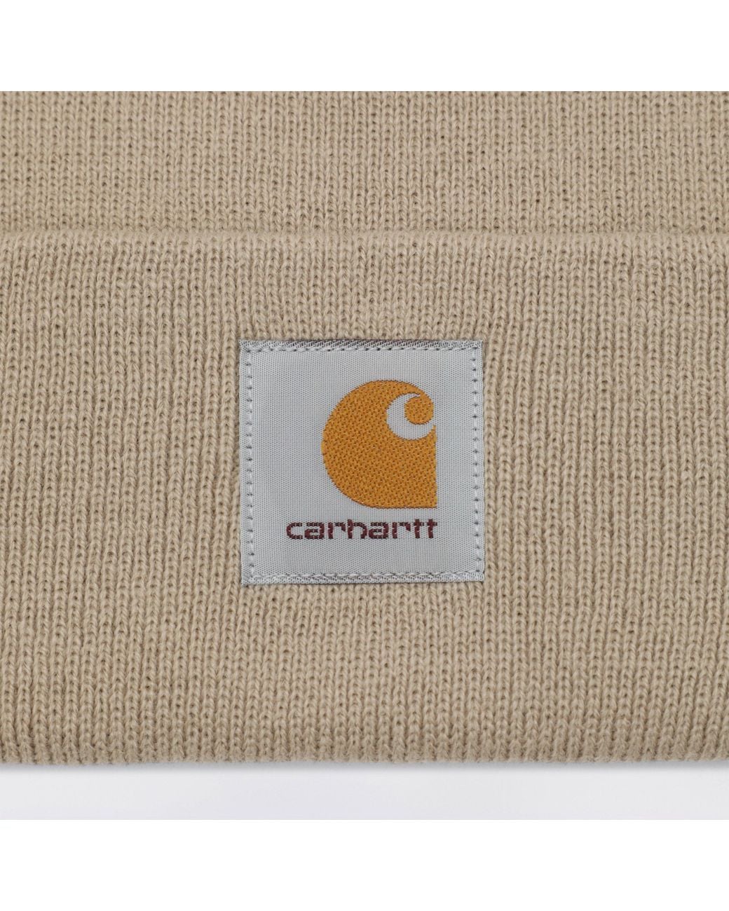 Carhartt Natural Short Watch Hat Fleur De Sel for men