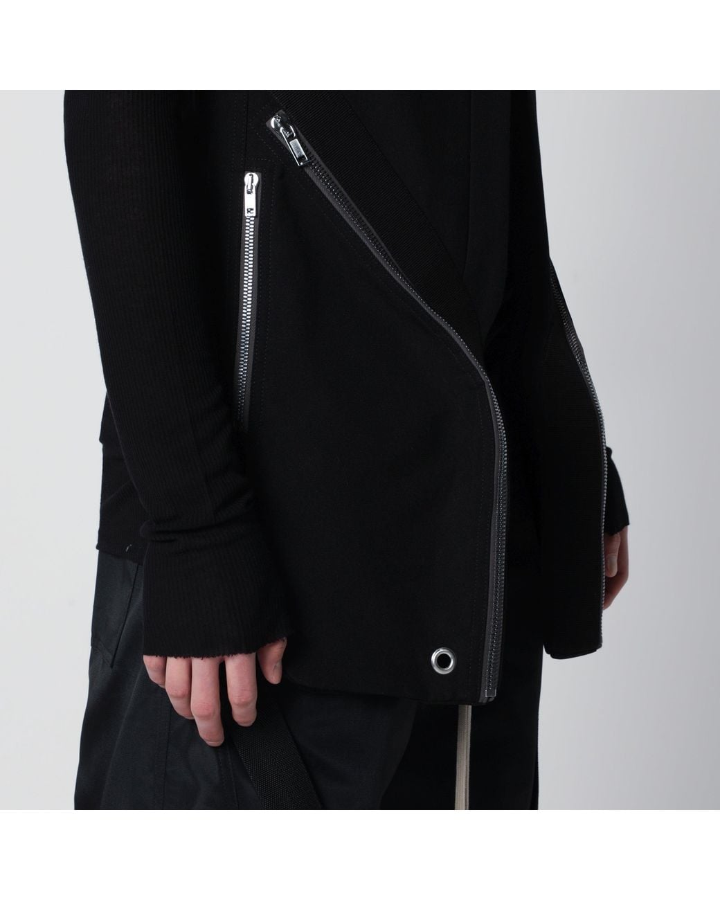 Rick Owens Black Temple Waistcoat for men
