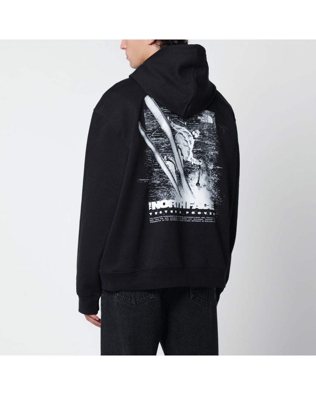 The North Face Black Tested And Proven Relaxed Hooded Sweatshirt for men