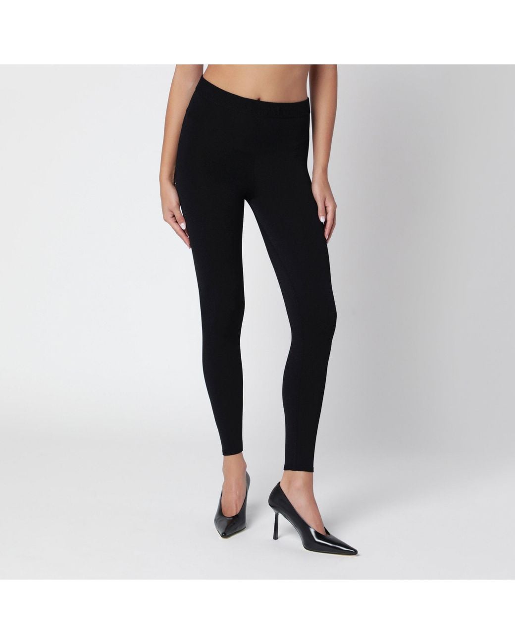 Balenciaga Black Techwear Leggings