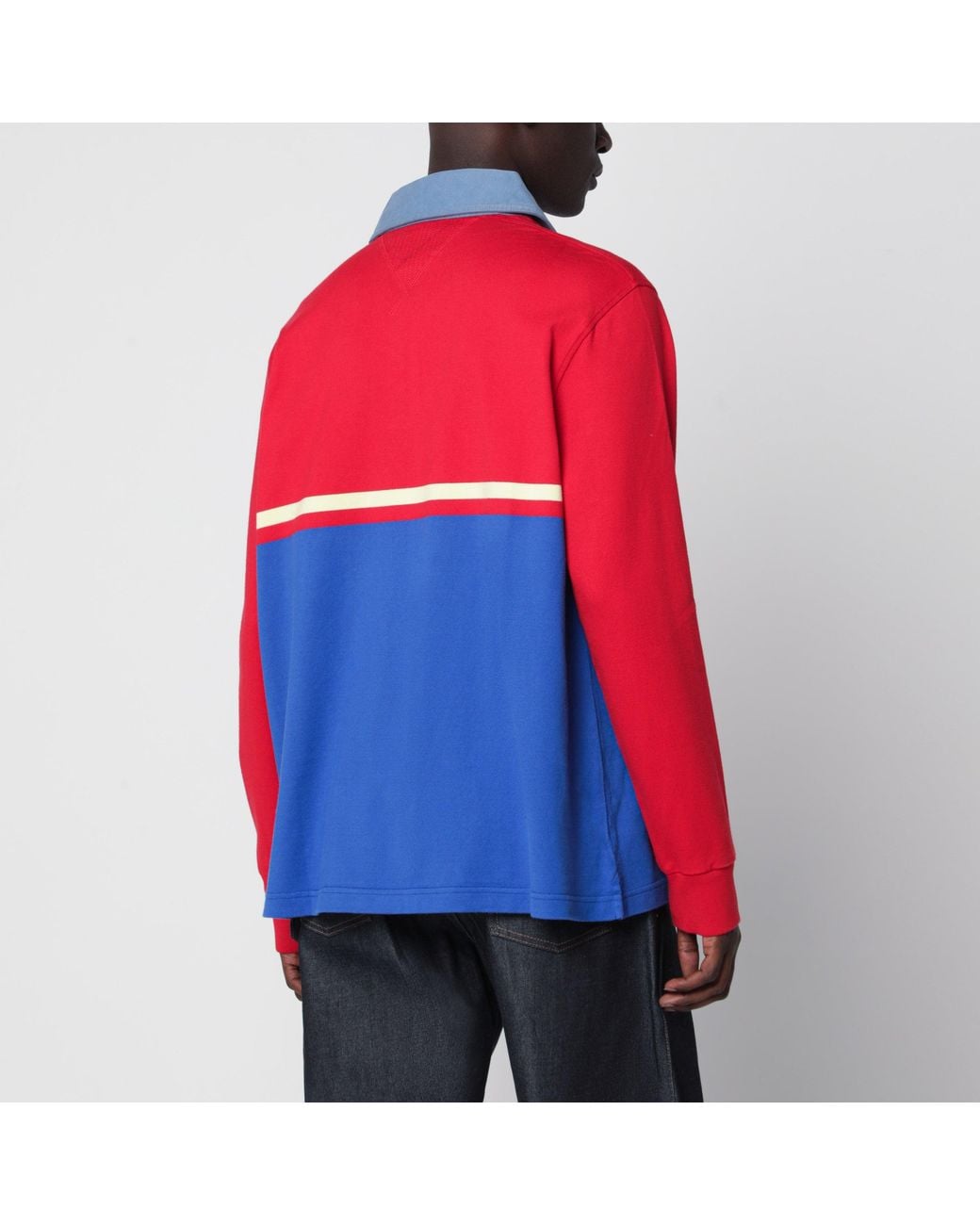 J.W. Anderson Red Rugby Polo Shirt for men
