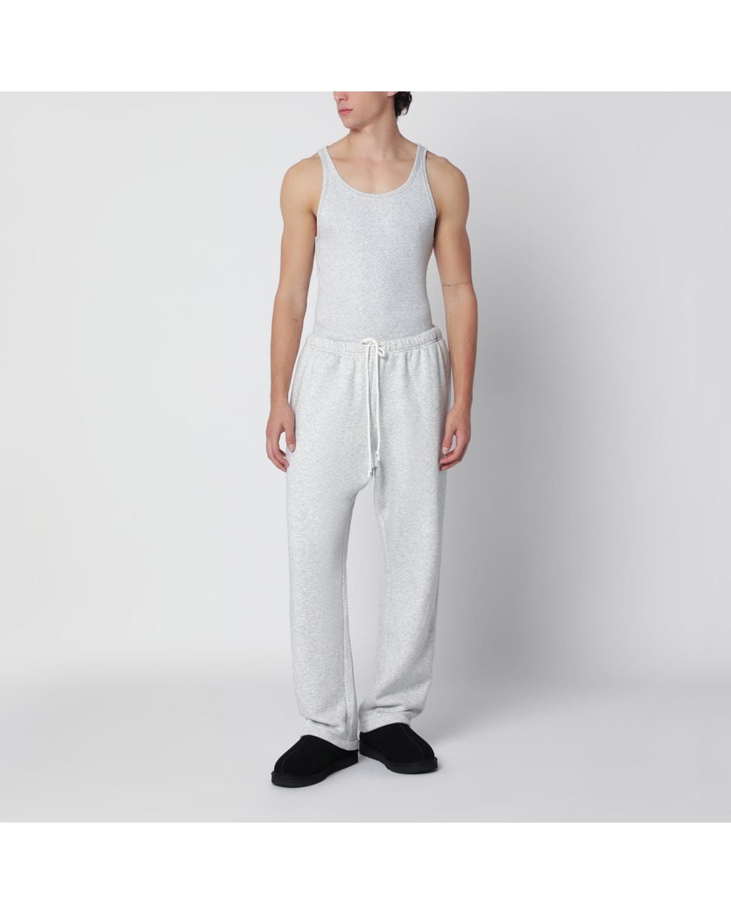 Skims Gray Set Of 3 Tank Tops for men