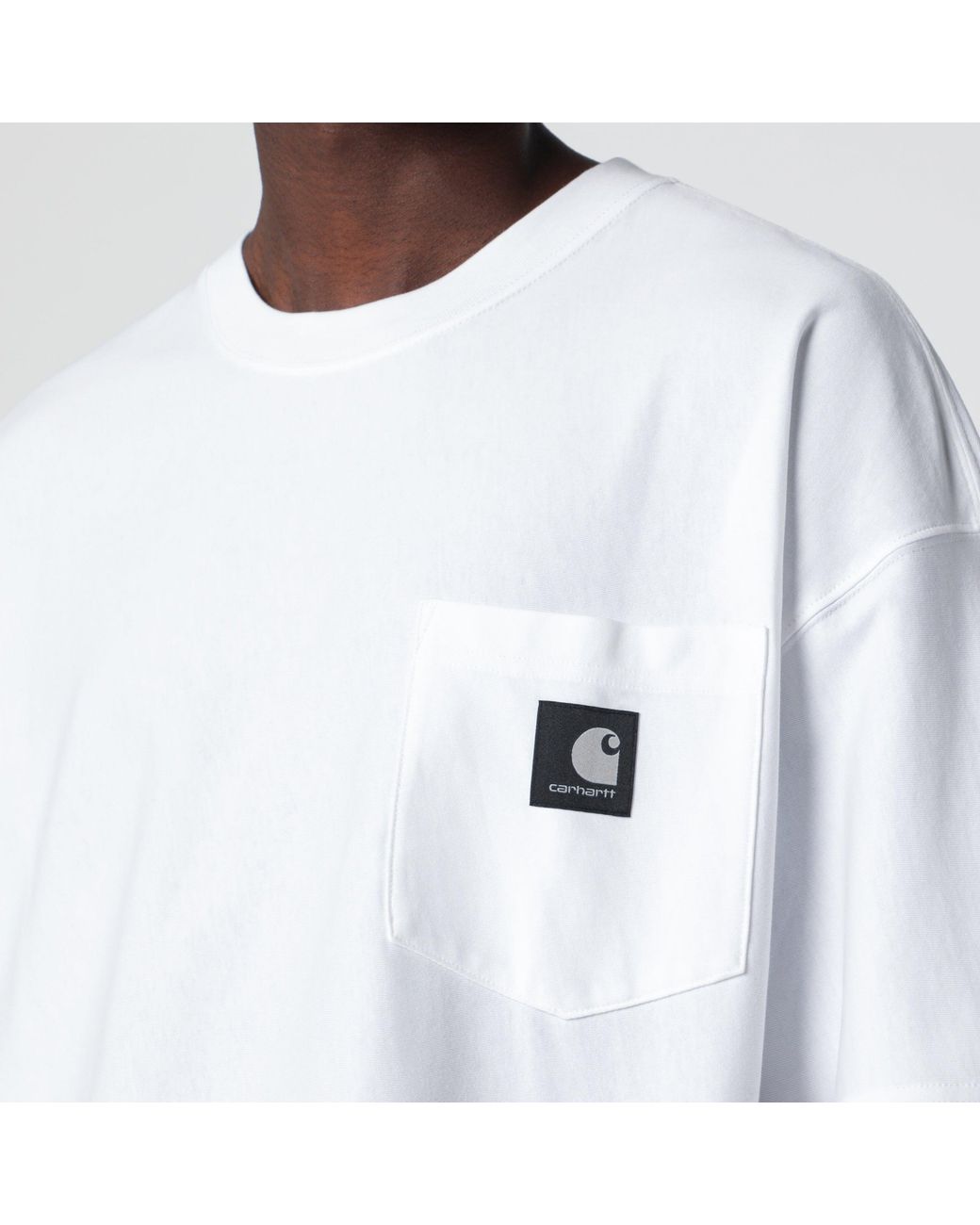 Carhartt White Og Loose Organic Cotton T-Shirt for men