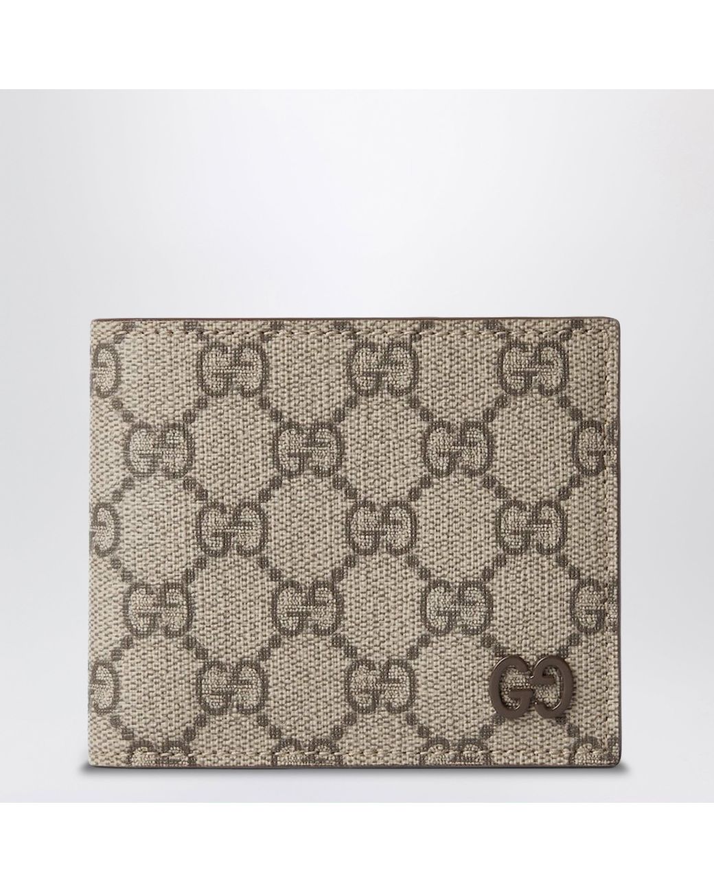 Gucci Natural gg Supreme Fabric Wallet In /ebony for men