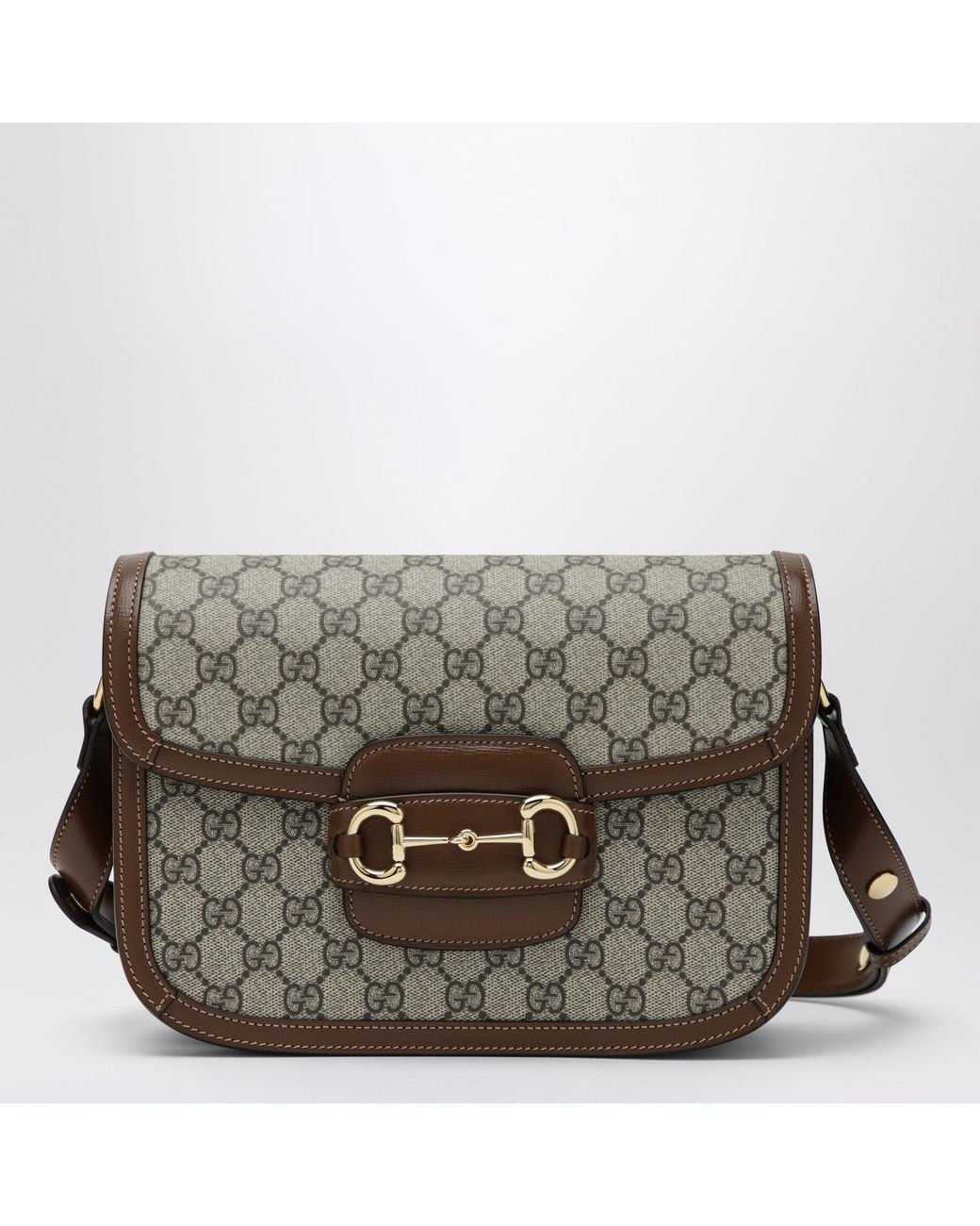 Gucci Natural Medium Horsebit 1955 Shoulder Bag