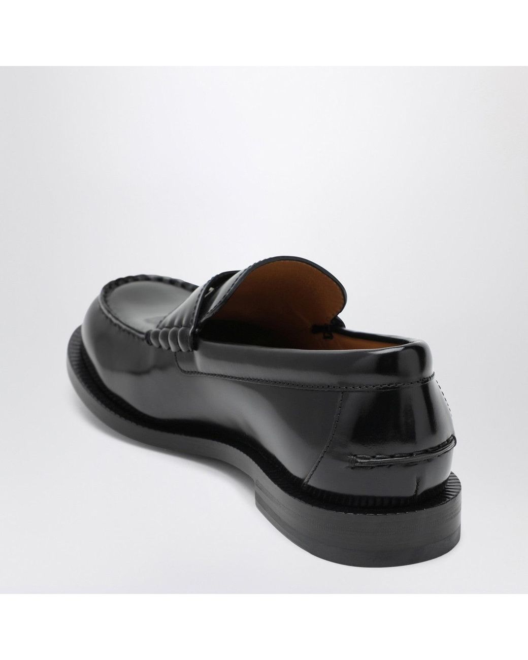 Gucci Black Loafer With Removable Gg Detail for men