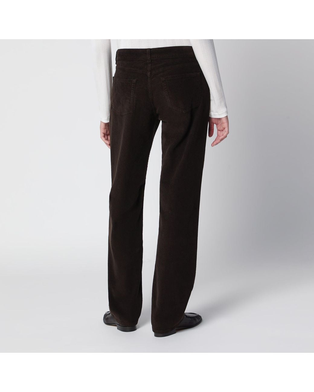 The Row Black Frava Trousers
